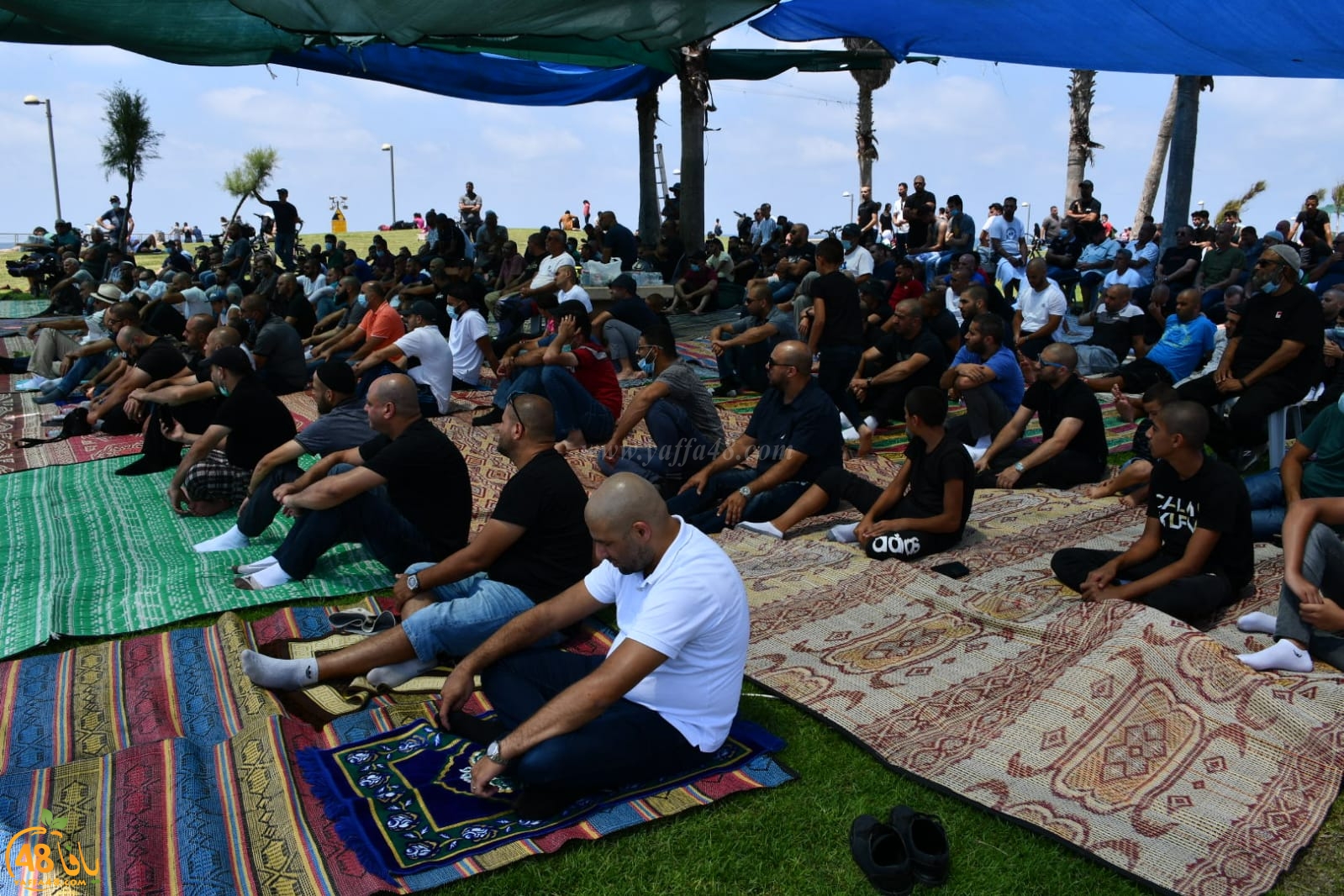 فيديو: خطبة وصلاة الجمعة من أمام مقبرة الاسعاف للشيخ أحمد أبو لسان 